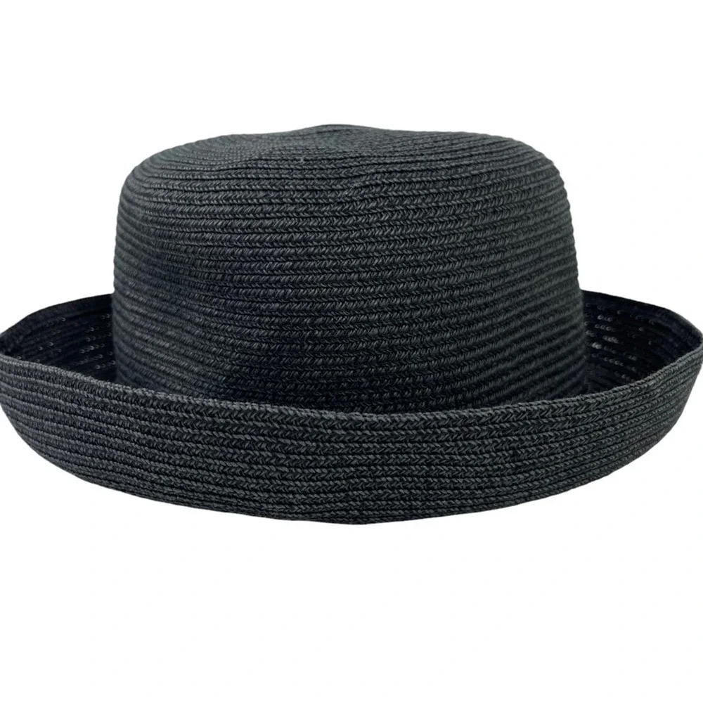 Betmar Classic Roll-up Black Floppy Sun Hat